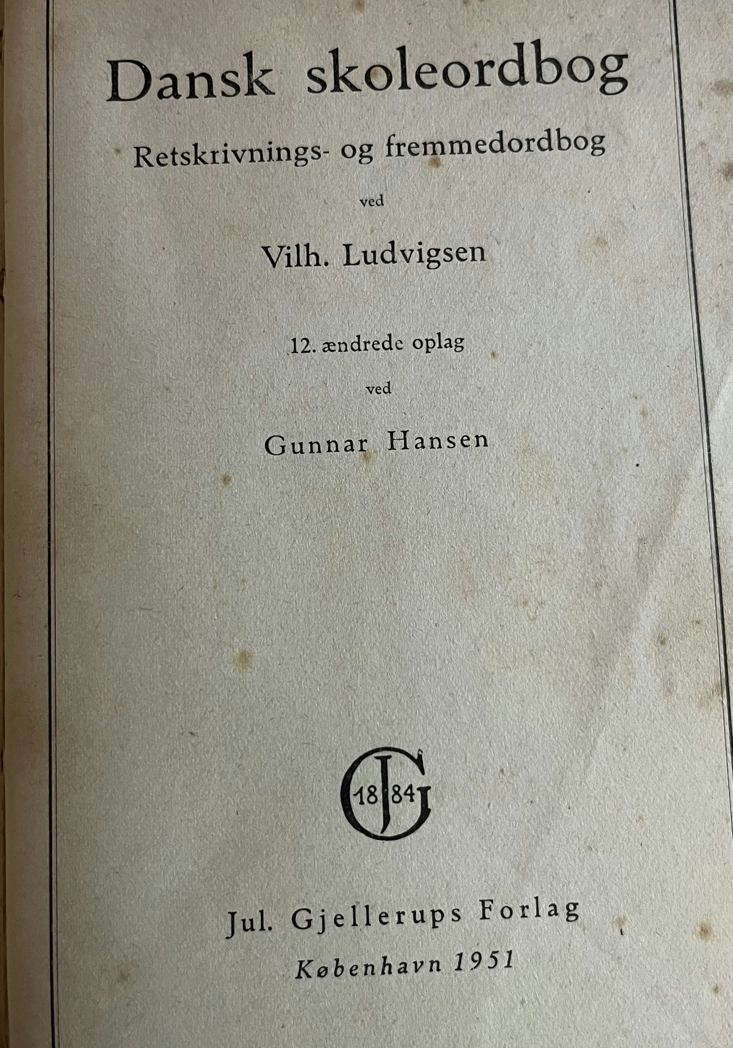 Bog - Dansk Skole Ordbog