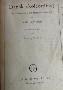 Bog - Dansk Skole Ordbog
