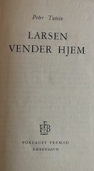 Bog - Larsen vender hjem