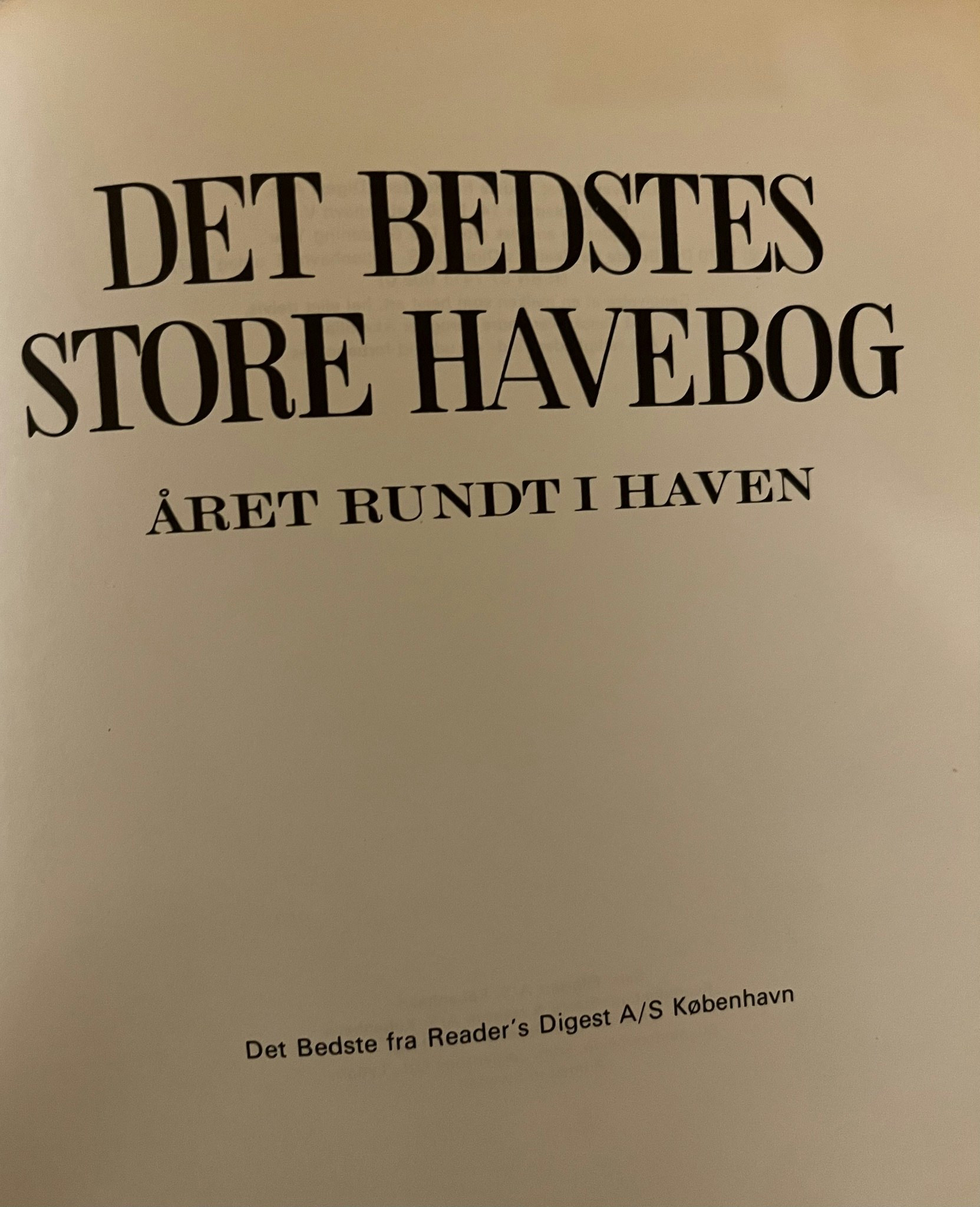 Bog - Det bedstes store havebog