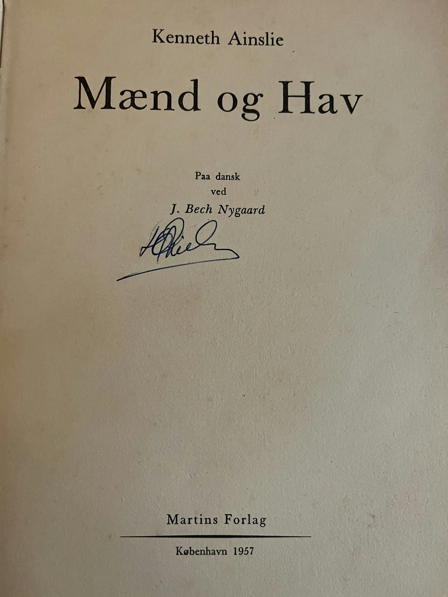 Bog - Mænd og Hav