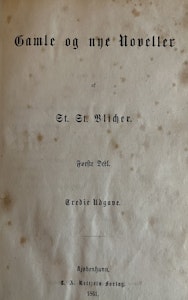 Bog - Gamle og nye noveller -1 del
