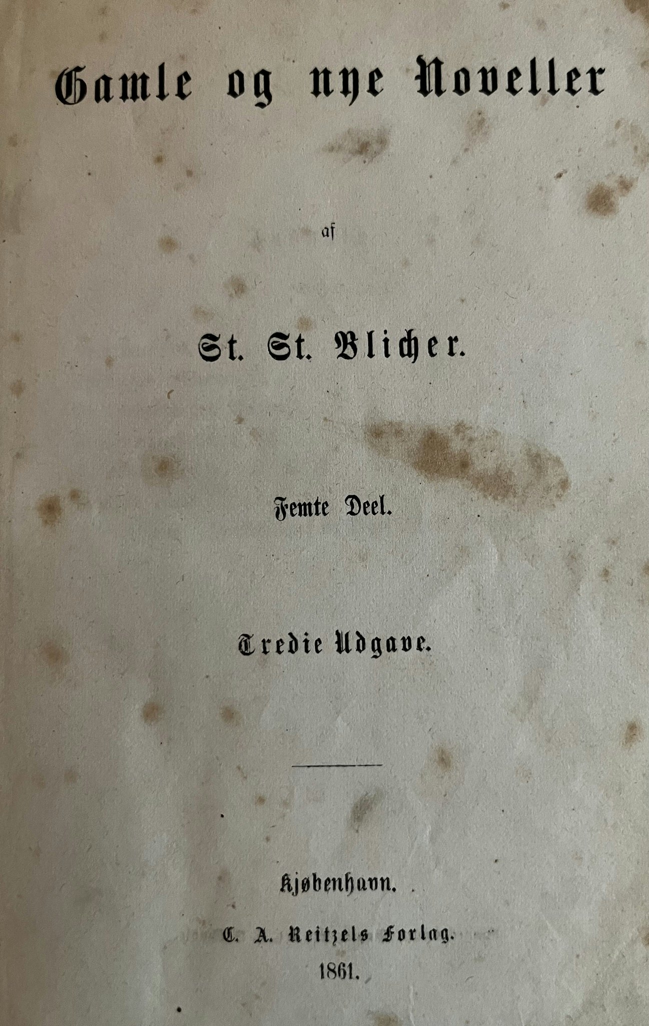 Bog - Gamle og Nye noveller