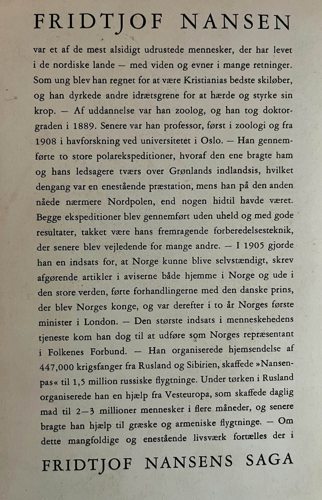 Fridtjof Nansens Saga