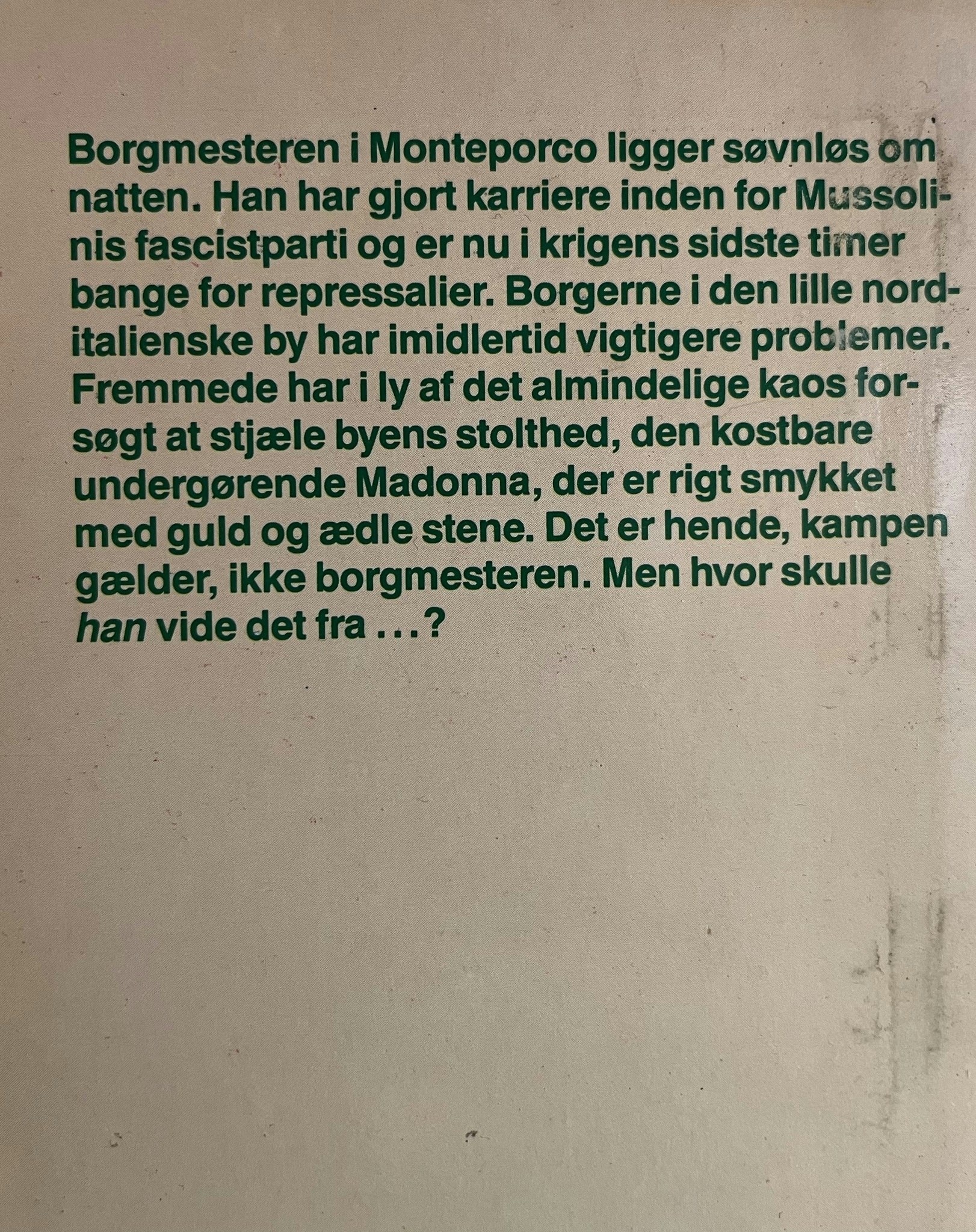 Borgmesteren i Monteporro