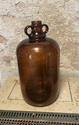 Brun glasflaske