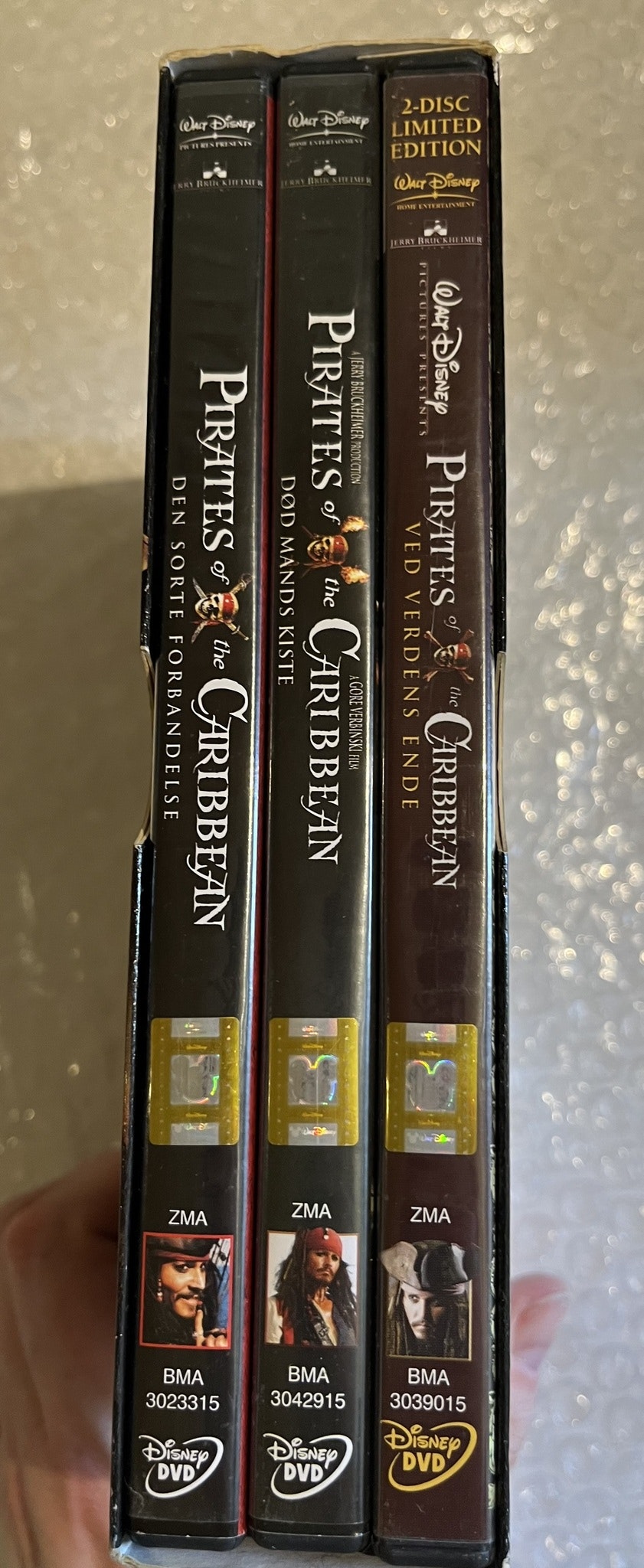 Pirates of the Caribbean 1-3