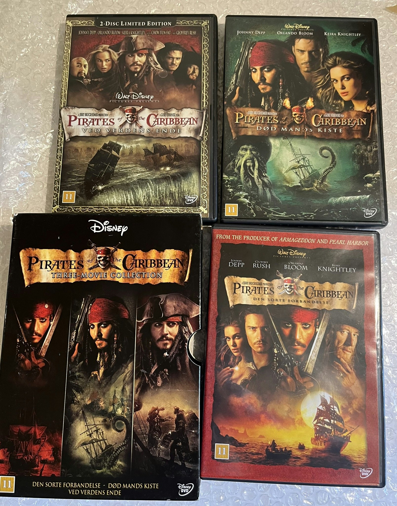 Pirates of the Caribbean 1-3