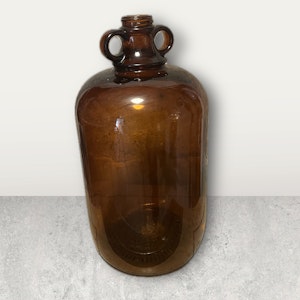 Brun glasflaske