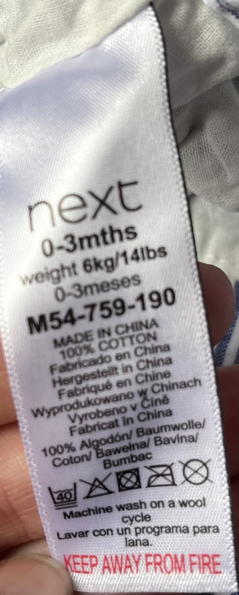 Next - 0-3 mdr.