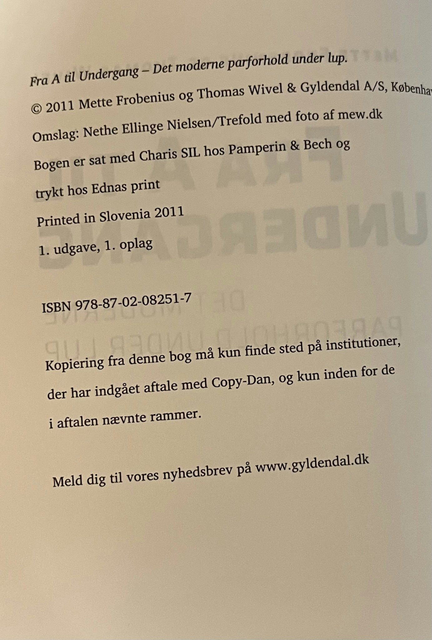 Fra A til Undergang
