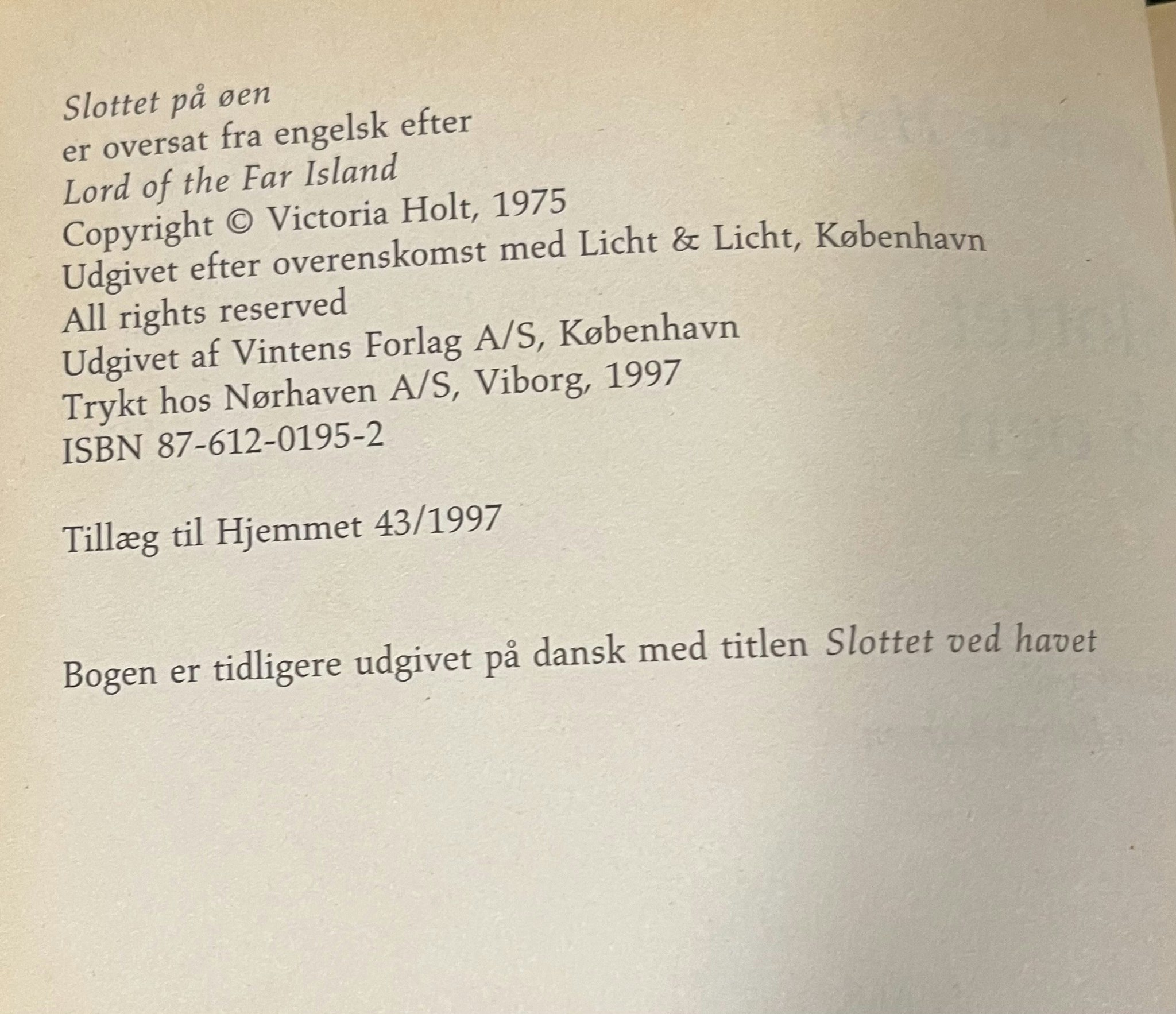 Slottet på øen