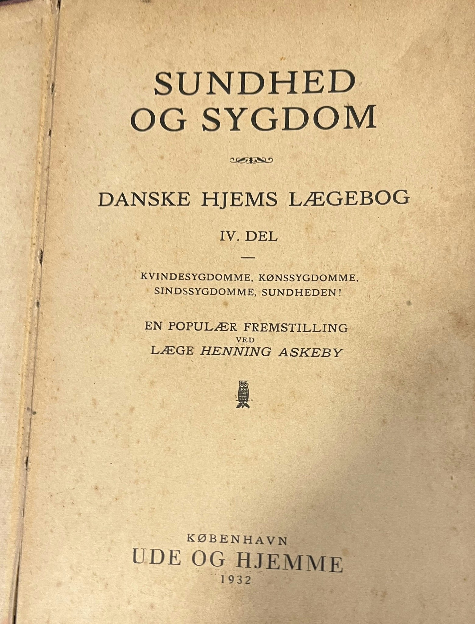 Sundhed og sygdom