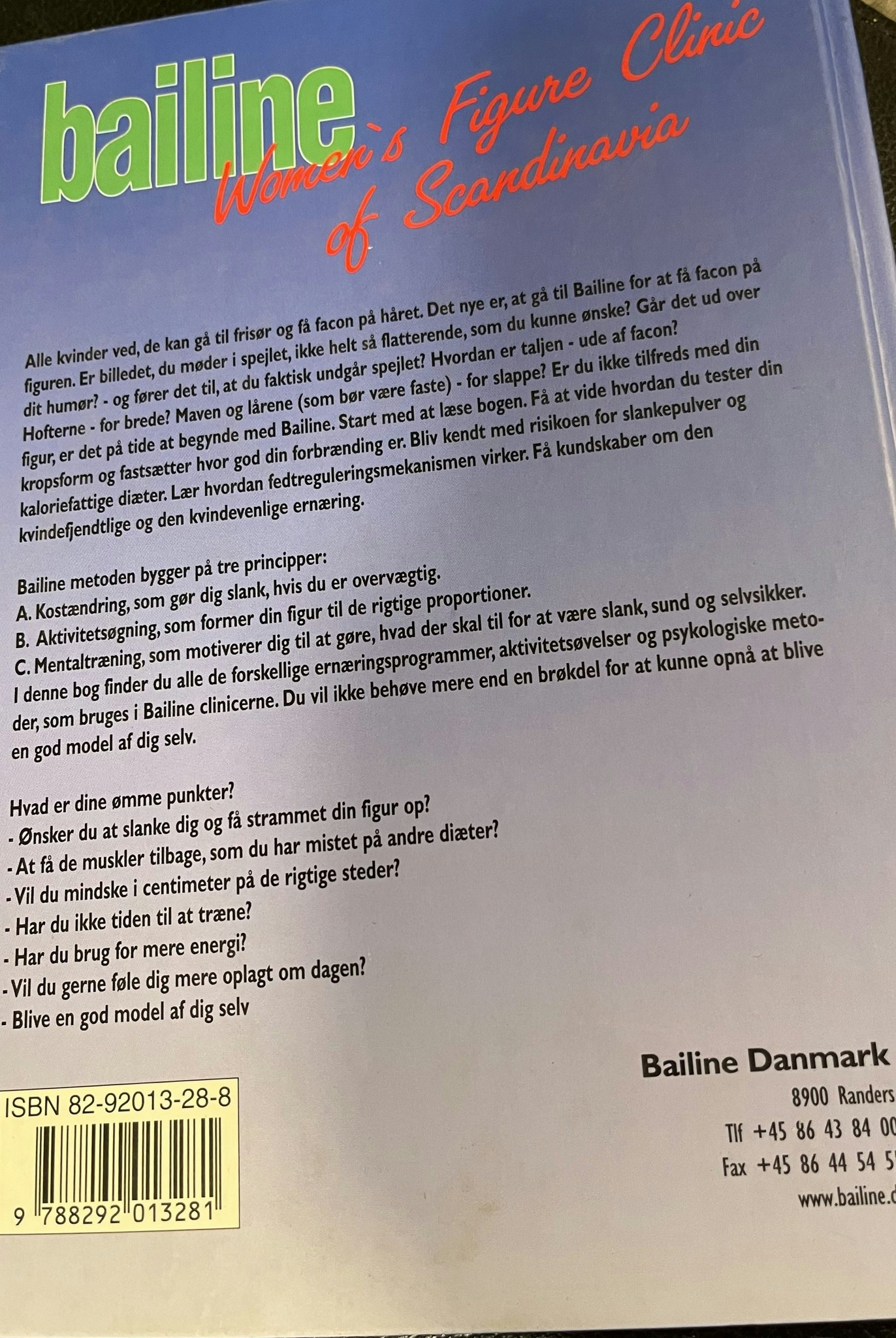 Figurformning og vægtkontrol for kvinder - Bailinemetoden
