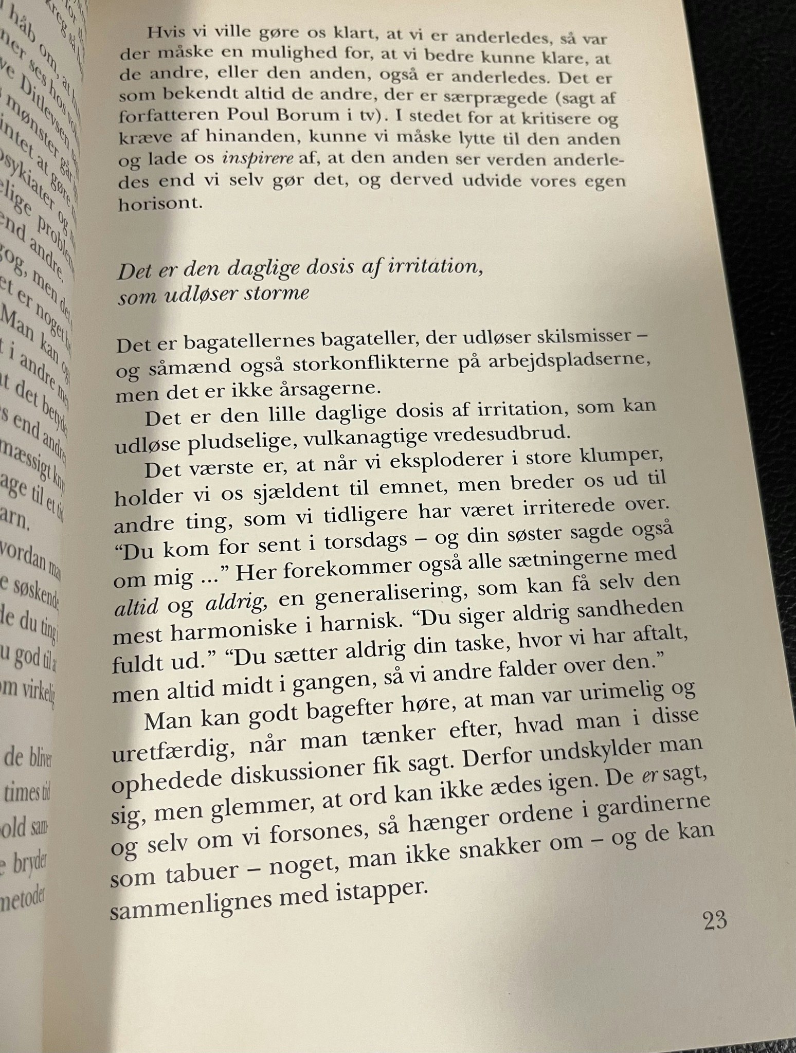 Nyd dem mens I har dem