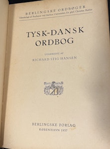 Tysk / Dansk ordbog