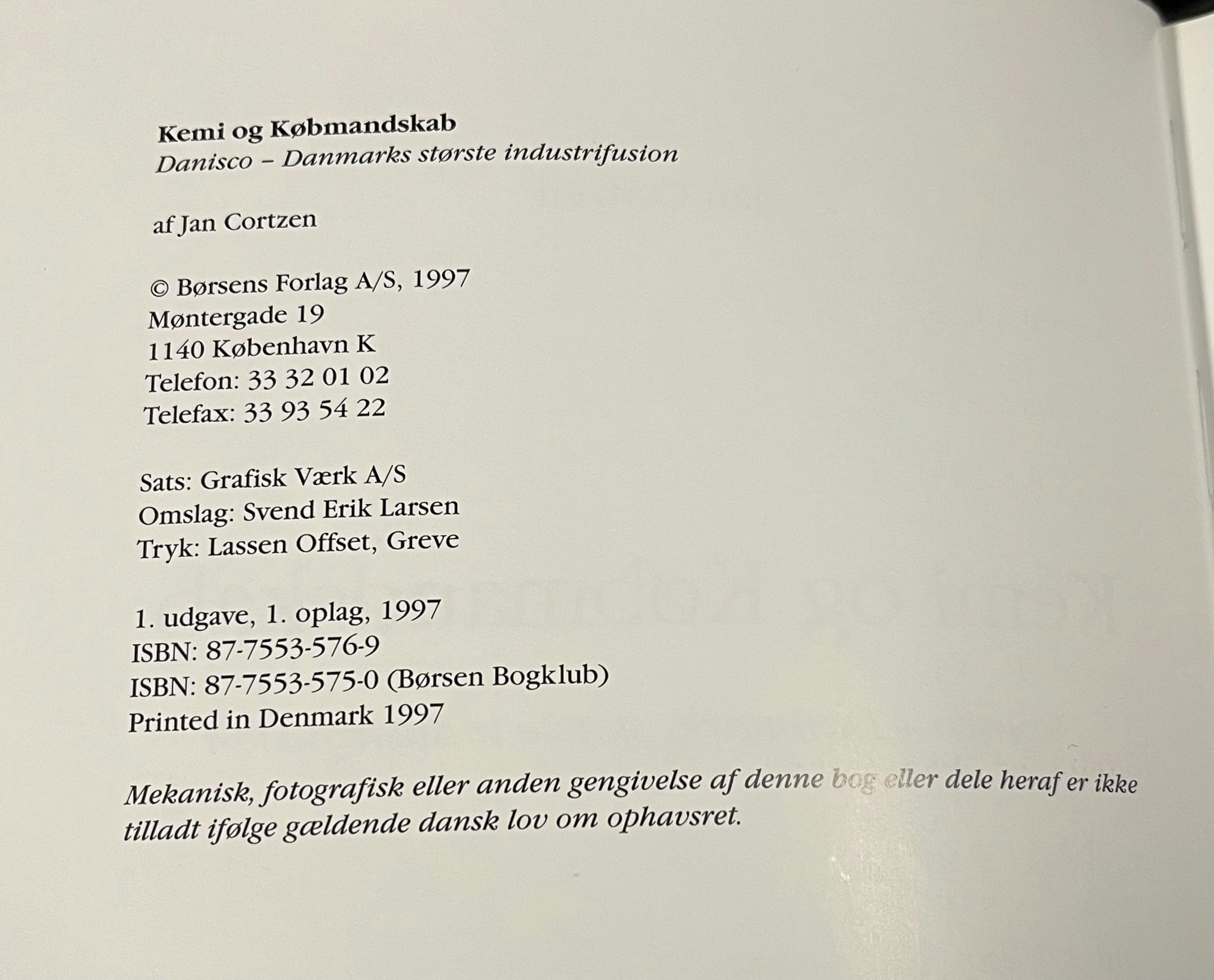 Kemi og købmandskab