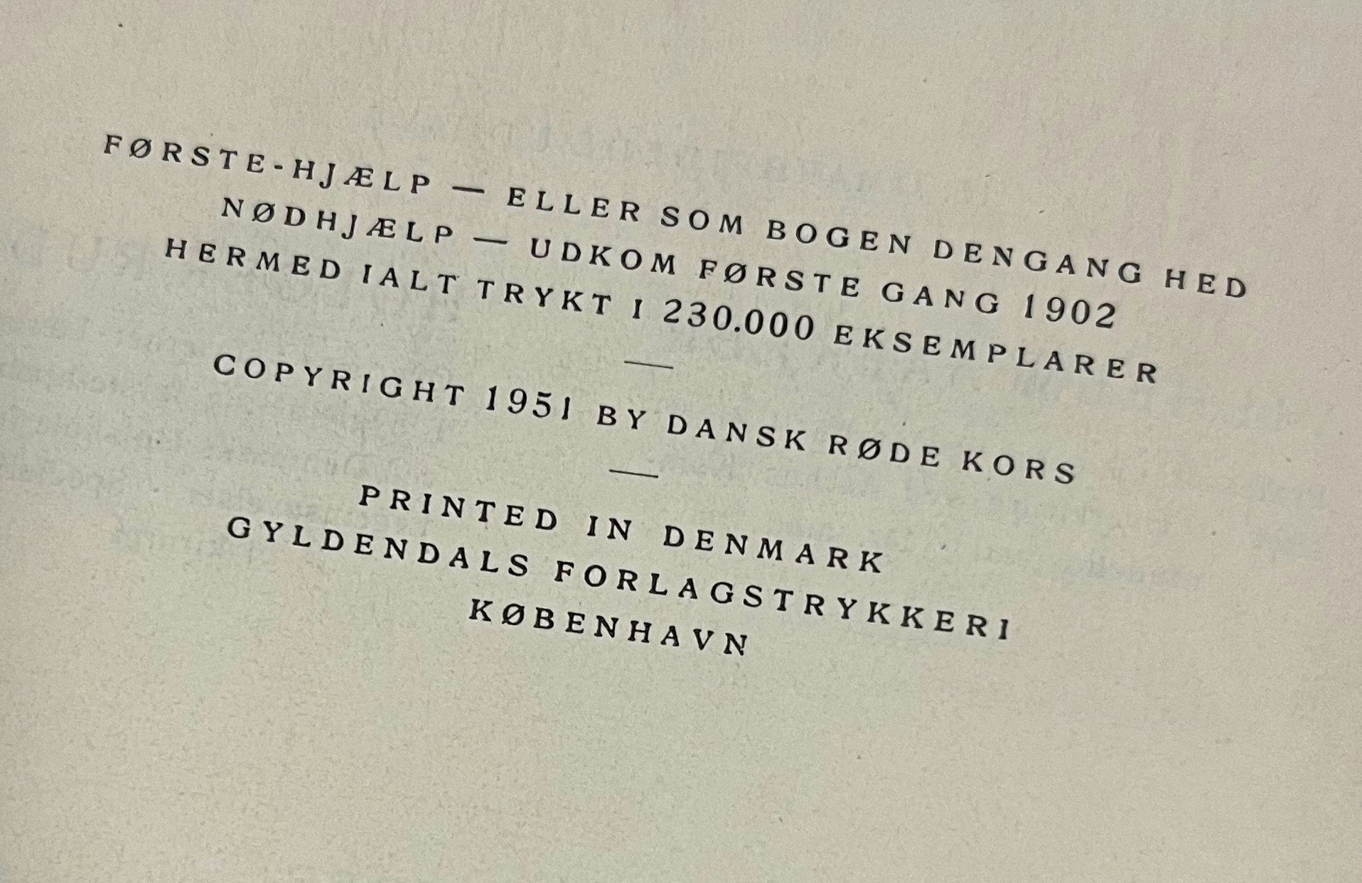Overlæge Svendsens Førstehjælp