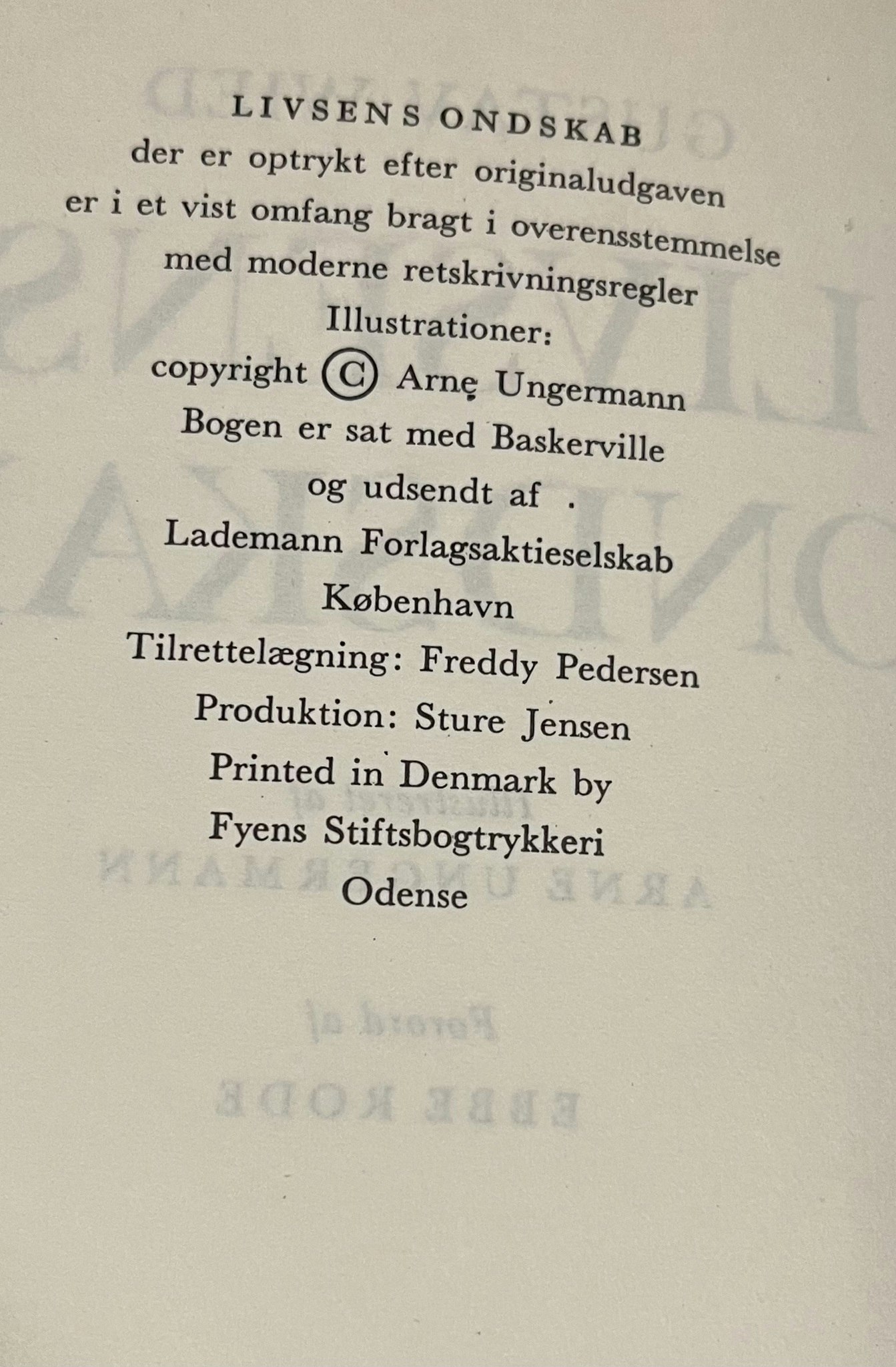 Livsens Ondskab