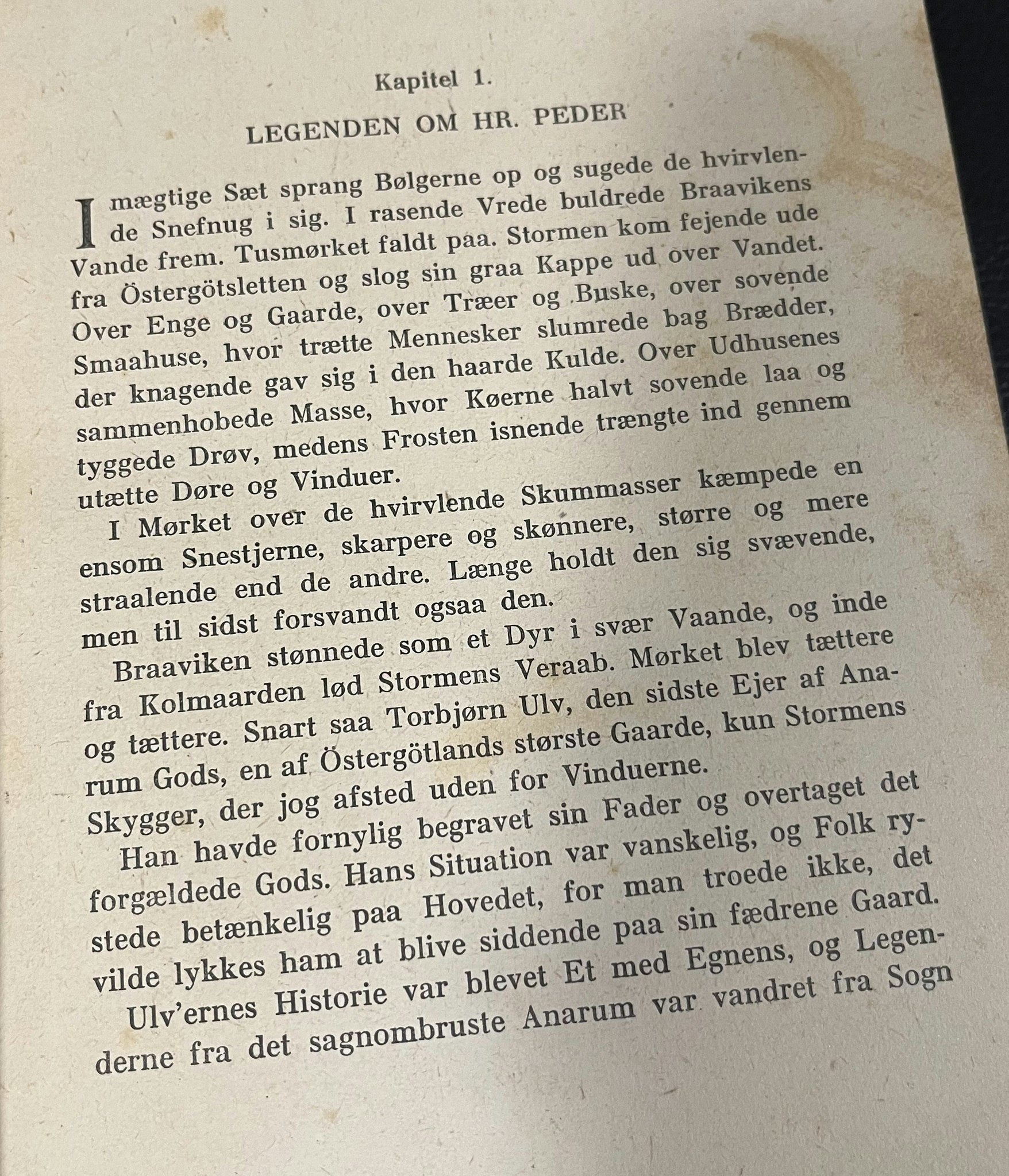 Hunden glammer paa Færneberg