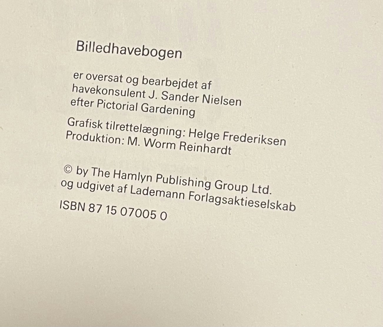 Billedhavebogen