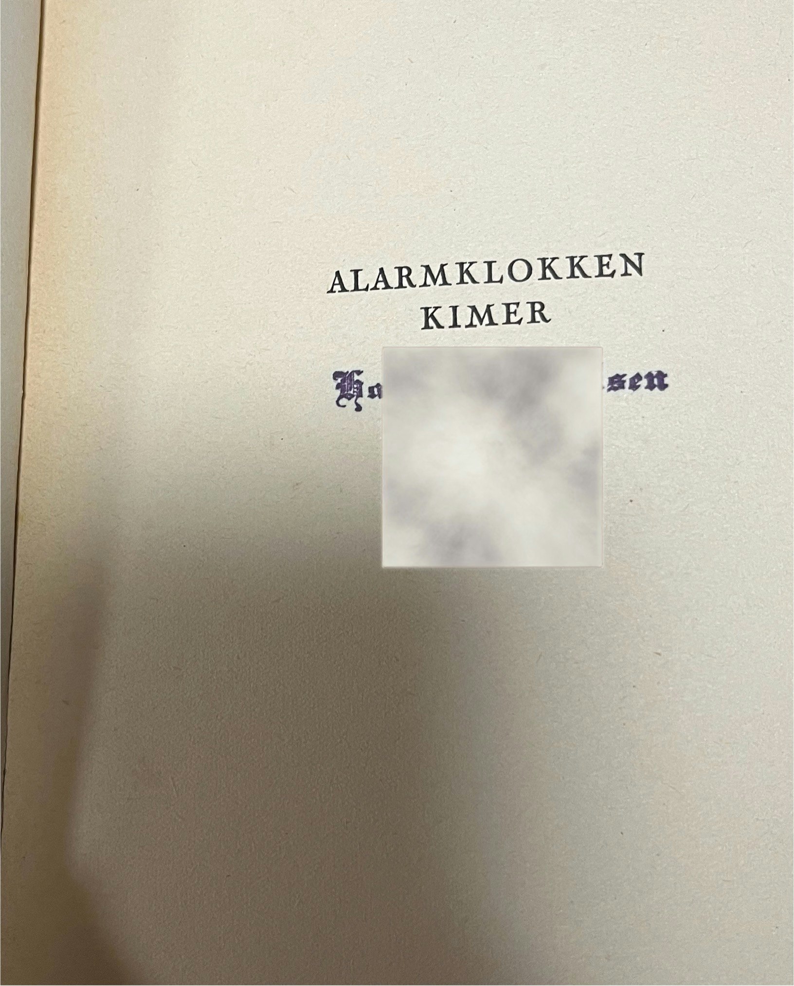 Alarmklokken kimer