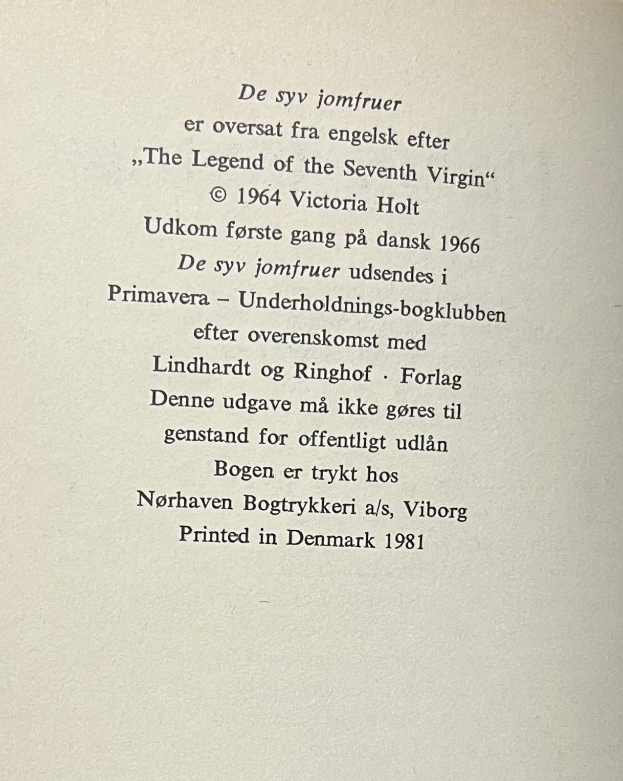 De syv Jomfruer