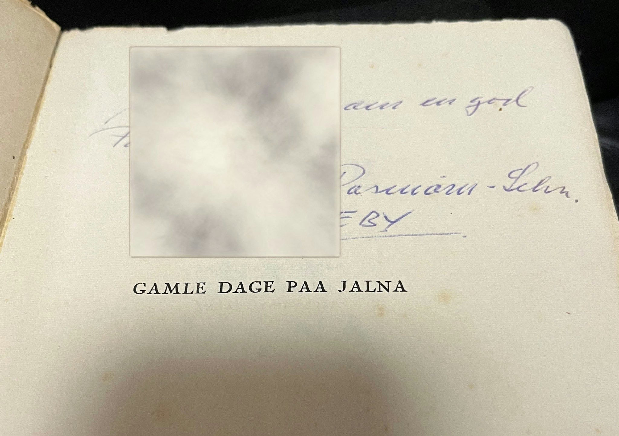 Gamle dage paa Jalna