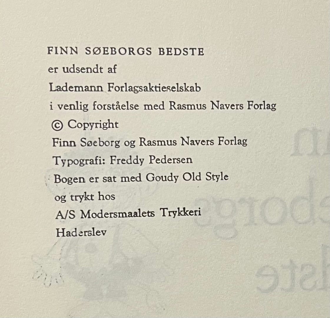 Finn Søeborgs bedste