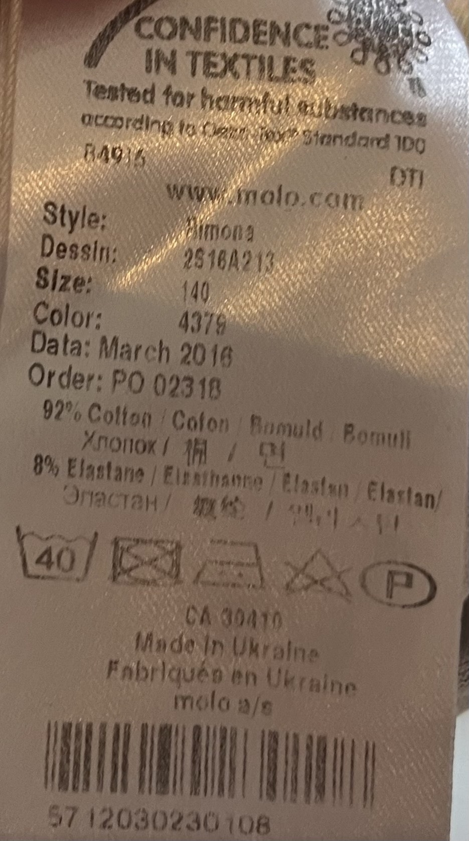 Molo - str. 140