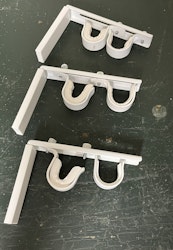 Dobbelt Gardinstang holder