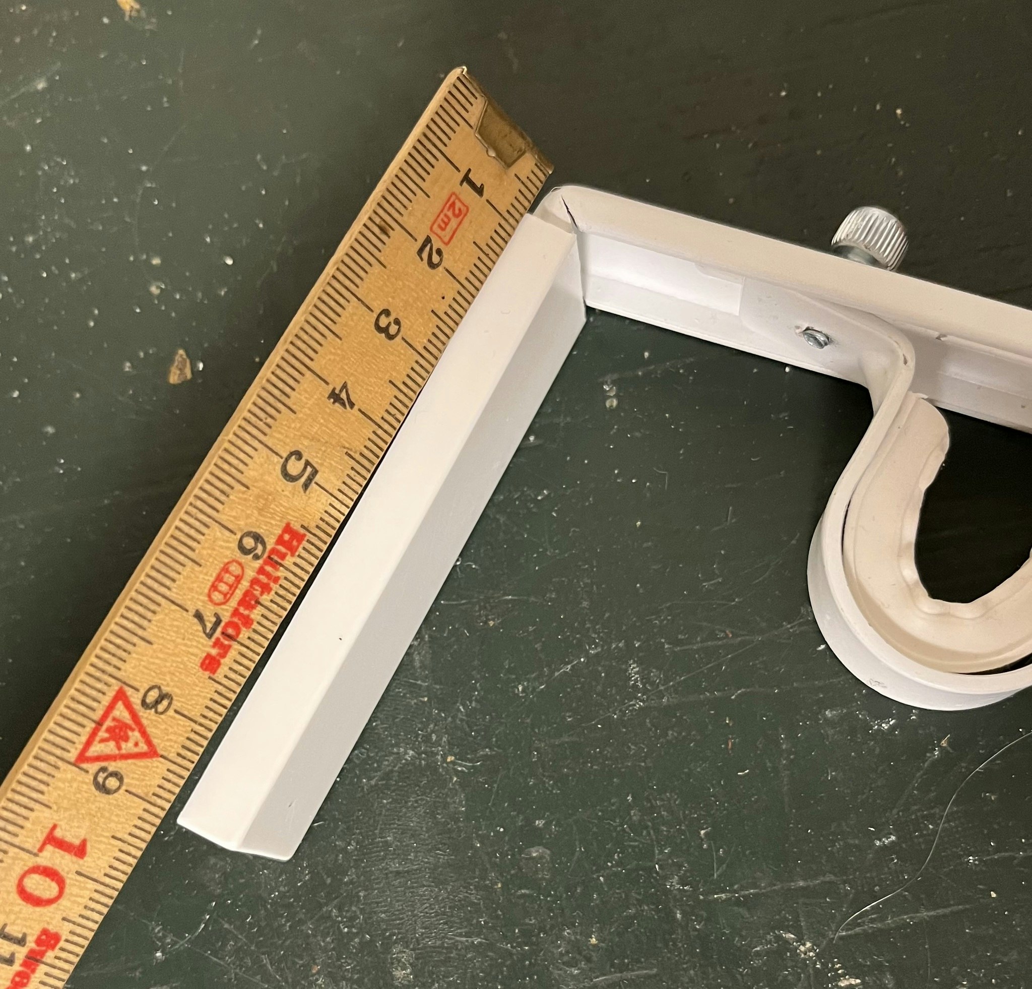 Dobbelt Gardinstang holder