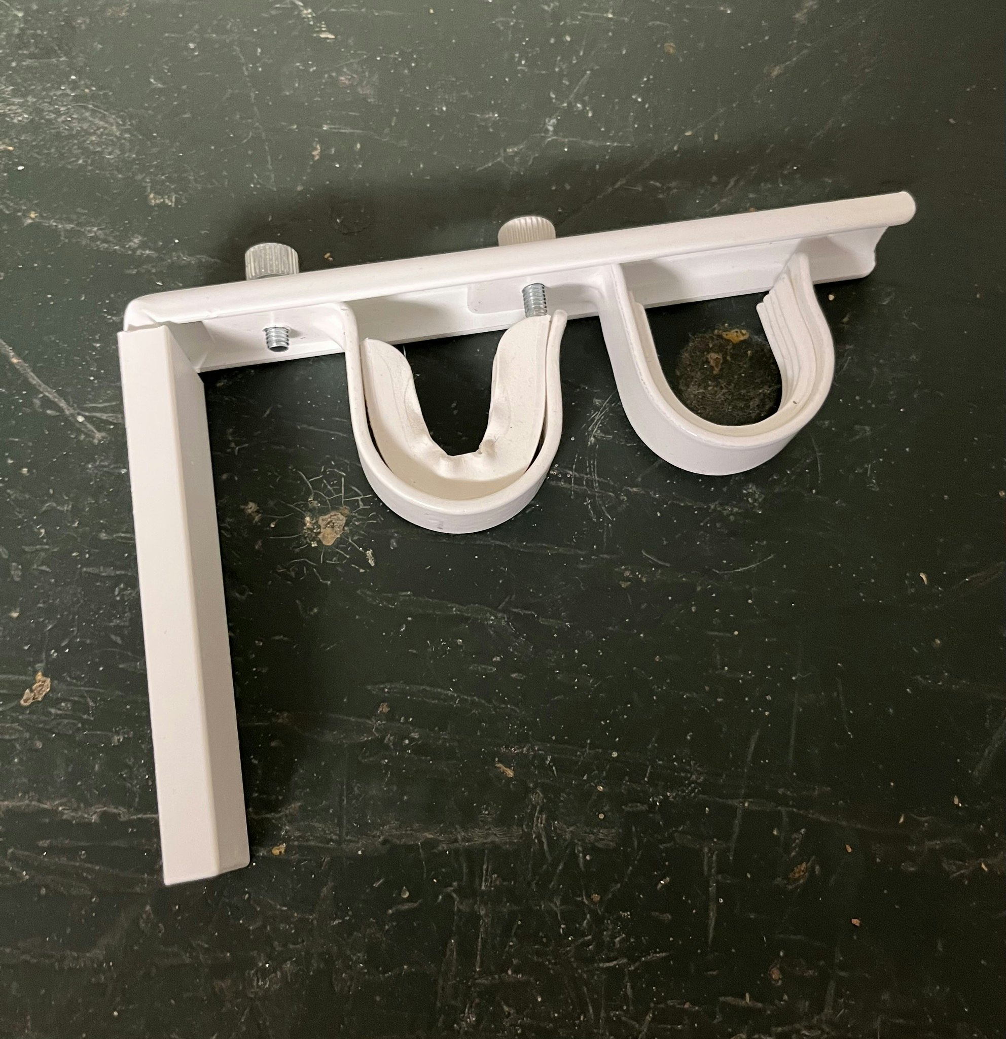 Dobbelt Gardinstang holder