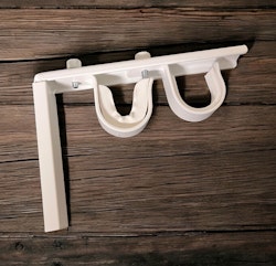 Dobbelt Gardinstang holder