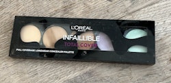 L'Oréal Paris Infallible Total Cover Concealer Palette.