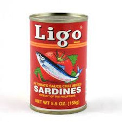 Ligo sardines spicy 155g