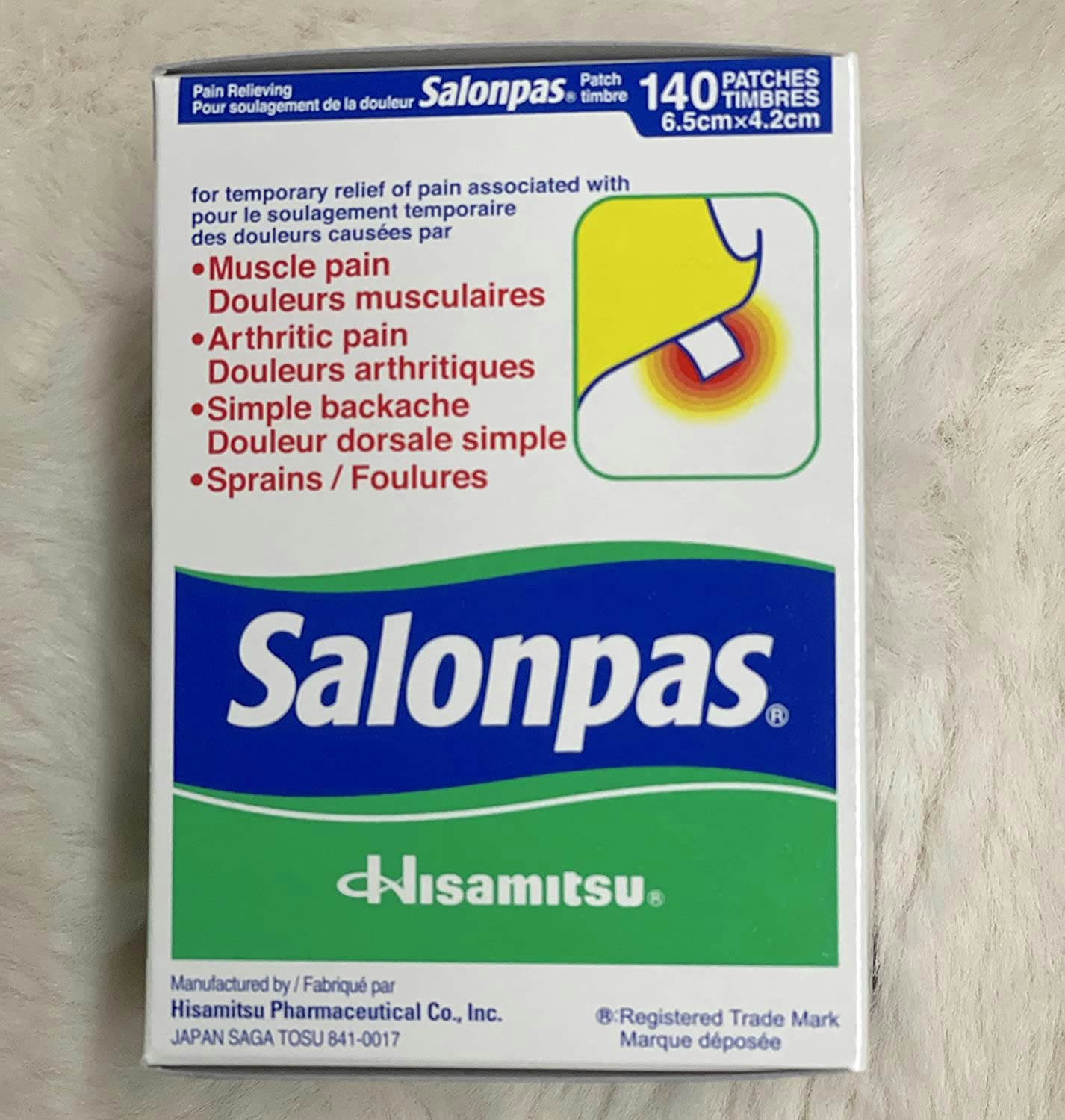 Salonpas - Mint plåster 10 st. 36mg