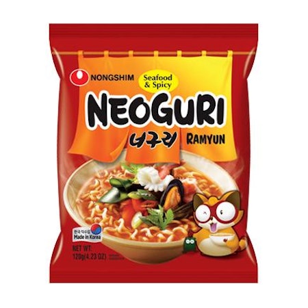 Nongshim - Neoguri Seafood&Spicy Nudlar 120g