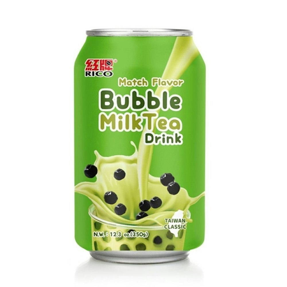 Rico - Matcha Flavor Bubble MilkTea 350ml
