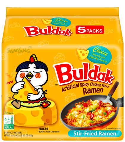 Samyang - Buldak cheese 5x140g