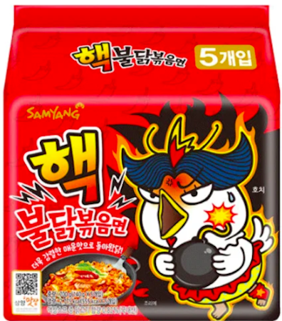 Samyang Fire noodles 3x spicy 5x140g