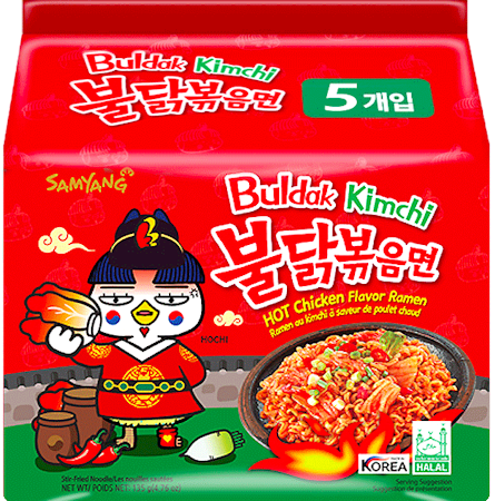 Samyang Buldak Kimchi 5x140g