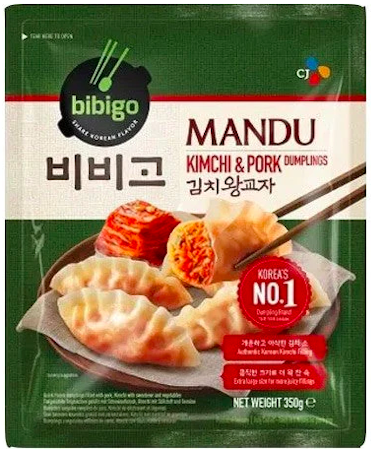 Bibigo Mandu (kimchi & fläsk) 525g