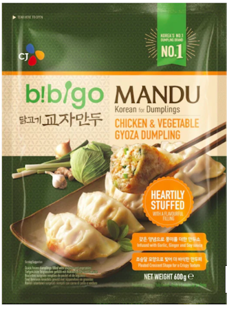Bibigo Mandu (kyckling & grönsaker) 600g
