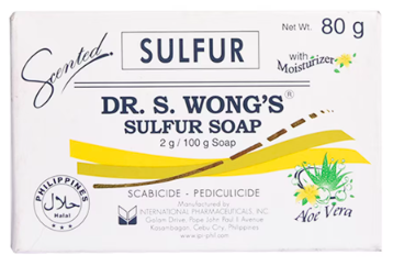 Dr. Wong's - Sulfur (svavel) tvål 80g