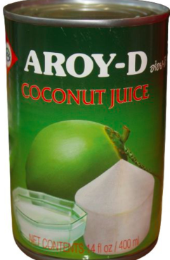 Aroy-D - Coconut juice (kokosjuice i burk) 400ml