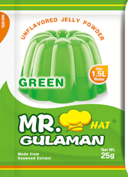 Mr. Gulaman - gelepulver (green) 25g