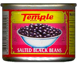 Temple Brand - Saltade svarta bönor (black beans) 180g