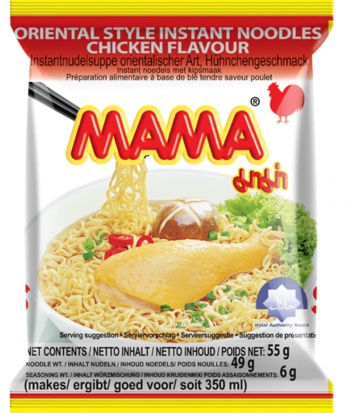 Mama - Orientalisk Snabbnudlar med kycklingsmak 55g