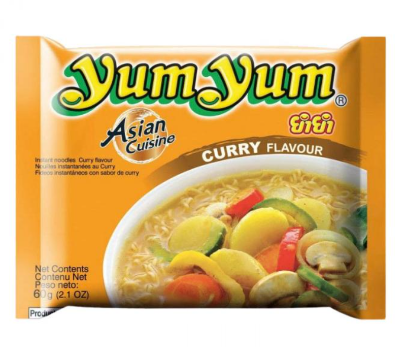 Yum Yum - Snabbnudlar med currysmak 60g